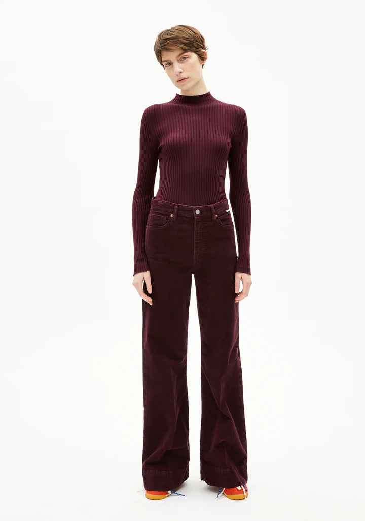 ALAANIA KNIT BOLUR DARK CRANBERRY