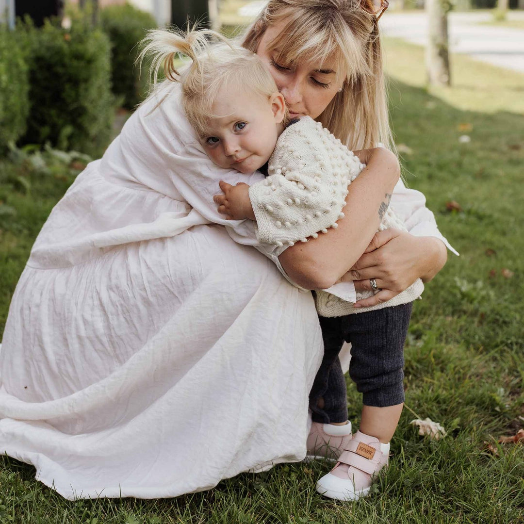 FISKEBY FYRSTU SKÓR LJÓSBLEIKIR