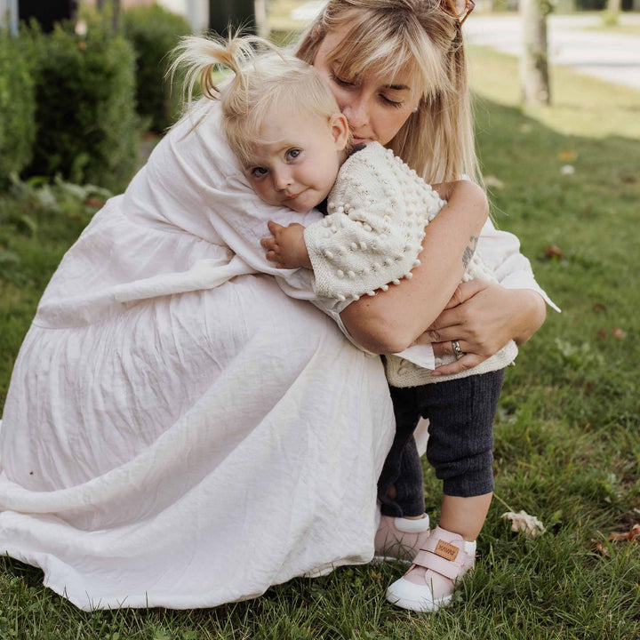 FISKEBY FYRSTU SKÓR LJÓSBLEIKIR