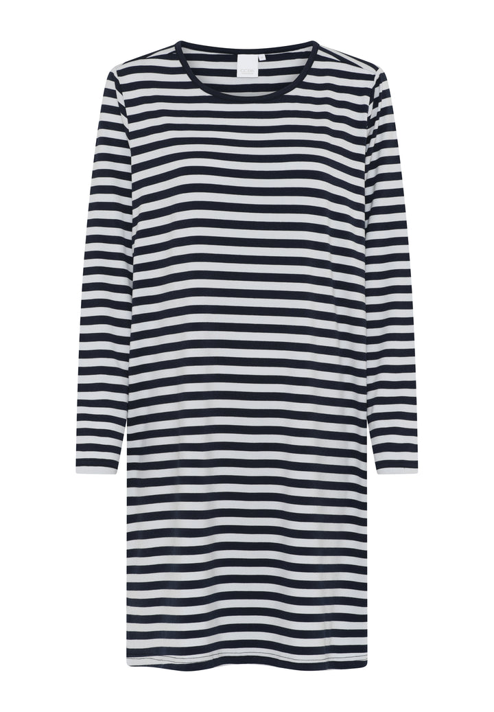 Bea síðerma kjóll Artic Ice Stripe