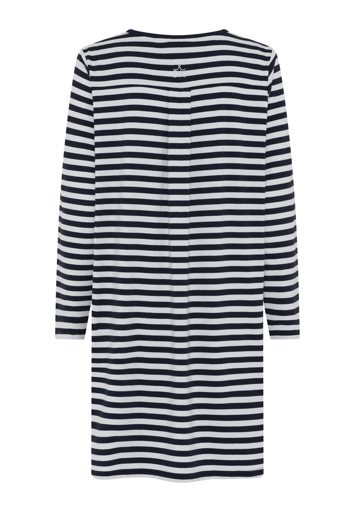 Bea síðerma kjóll Artic Ice Stripe