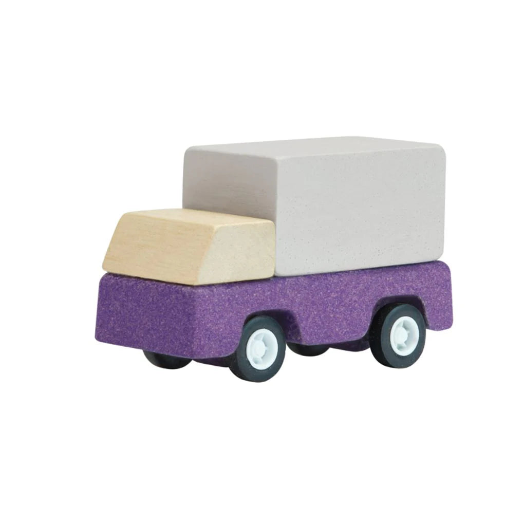 PURPLE DELIVERY TRUCK