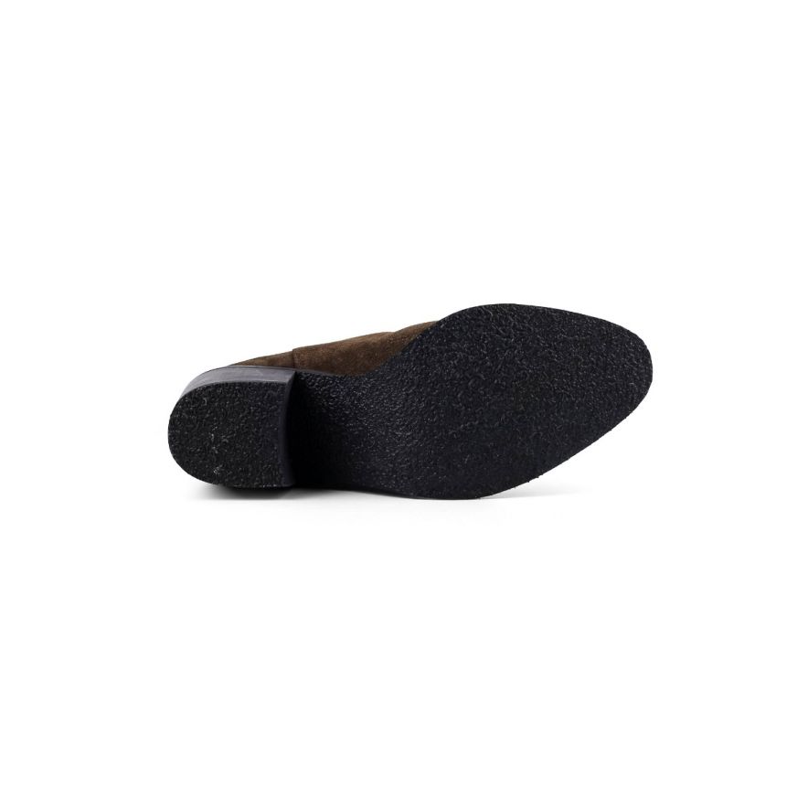 HEDAKER STÍGVÉLI SUEDE DÖKKBRÚN