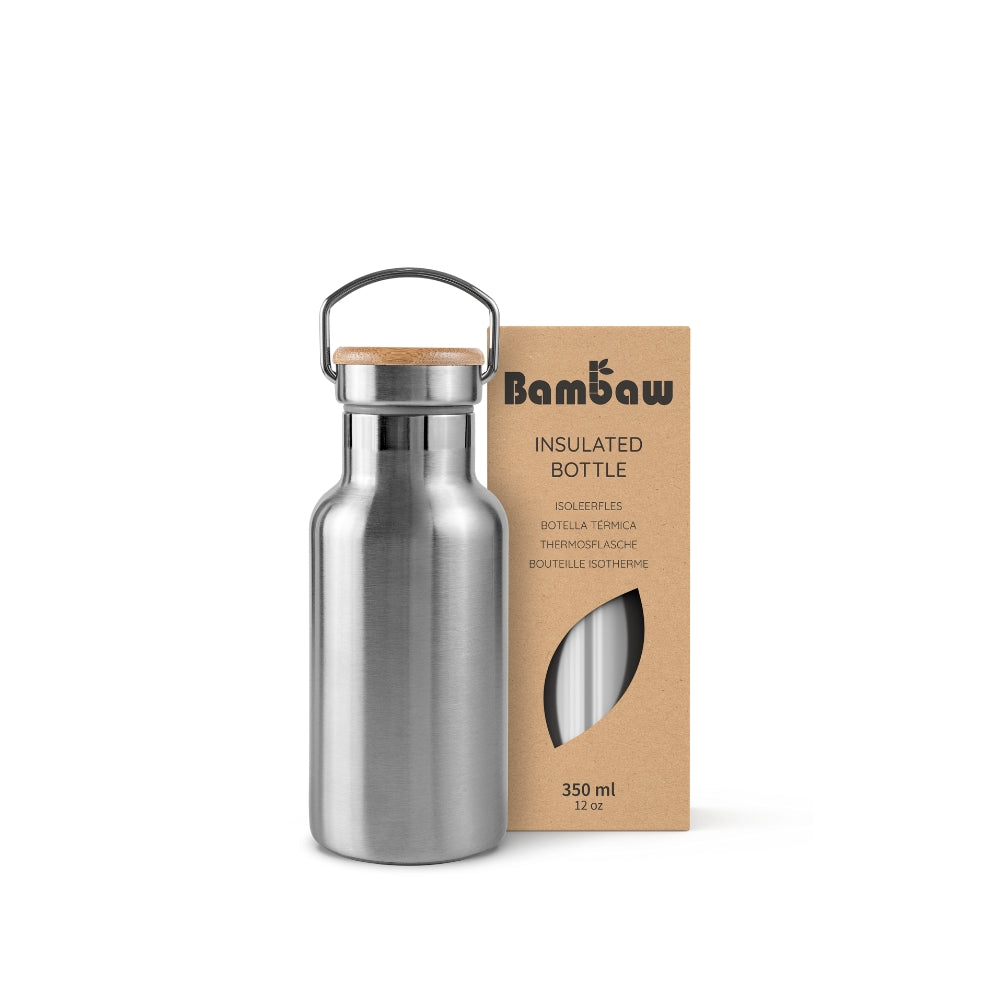 Drykkjarflaska 350 ml - burstað stál