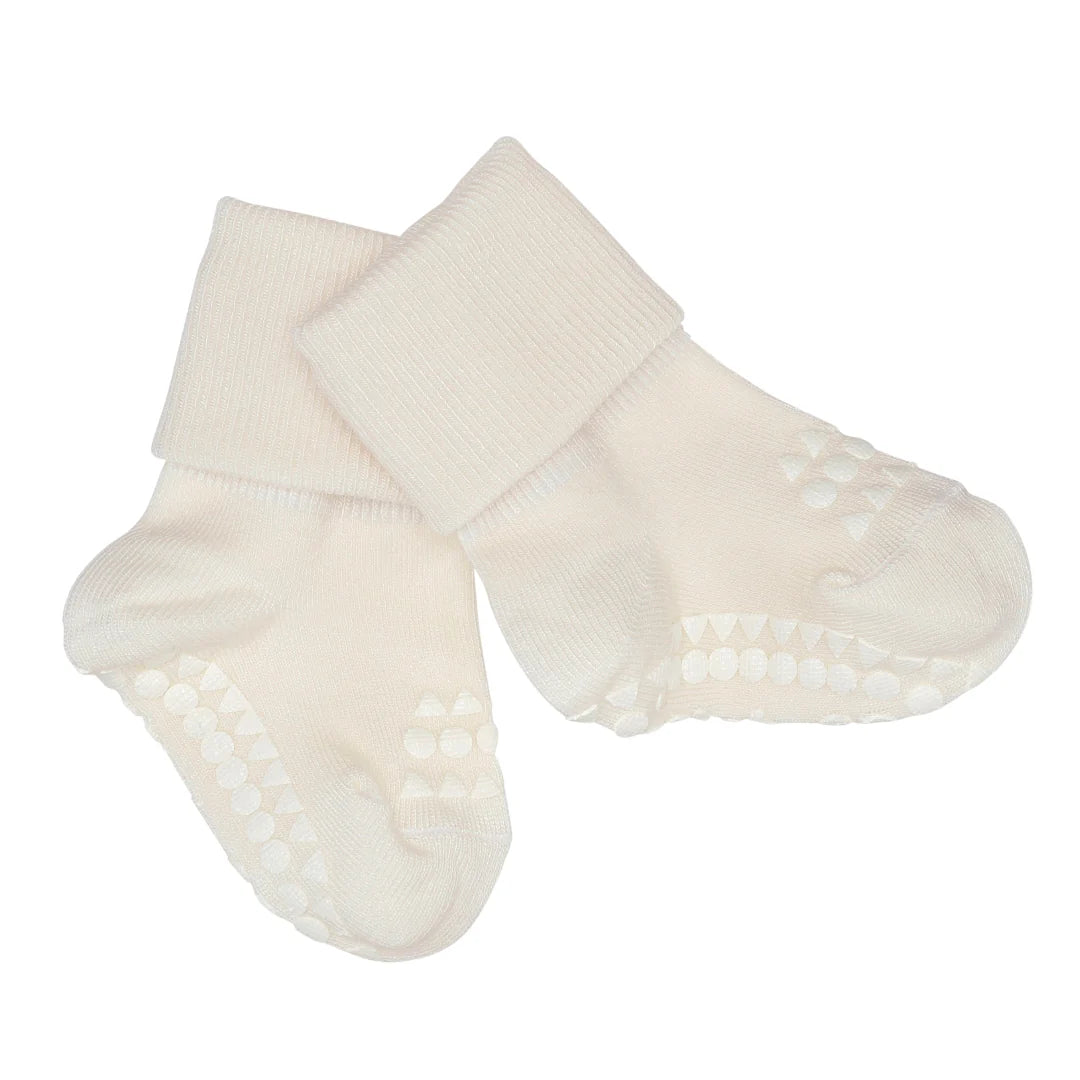 Bambus sokkar með stoppi off white
