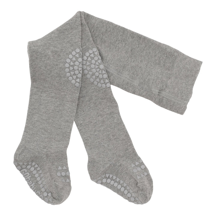 Skriðsokkabuxur úr lífrænni bómull grey melange