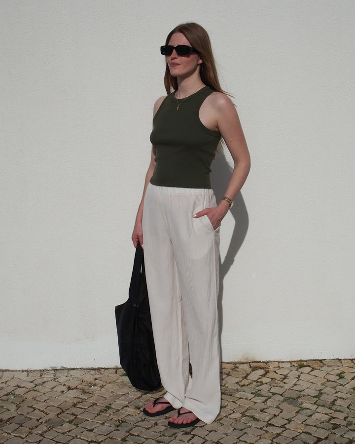 HAVA CRINCLE BUXUR OFFWHITE