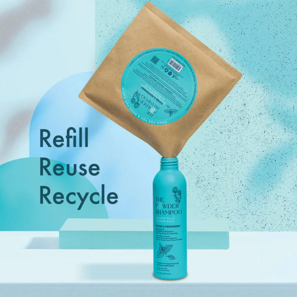 Purifying & Regulating Powder Shampoo - Áfylling 50g.