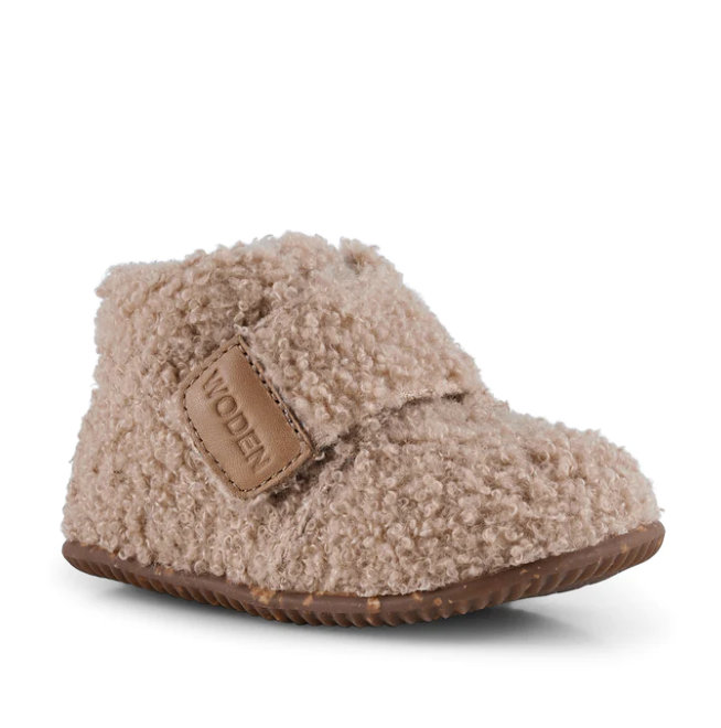 KIM TEDDY INNISKÓR- BEIGE