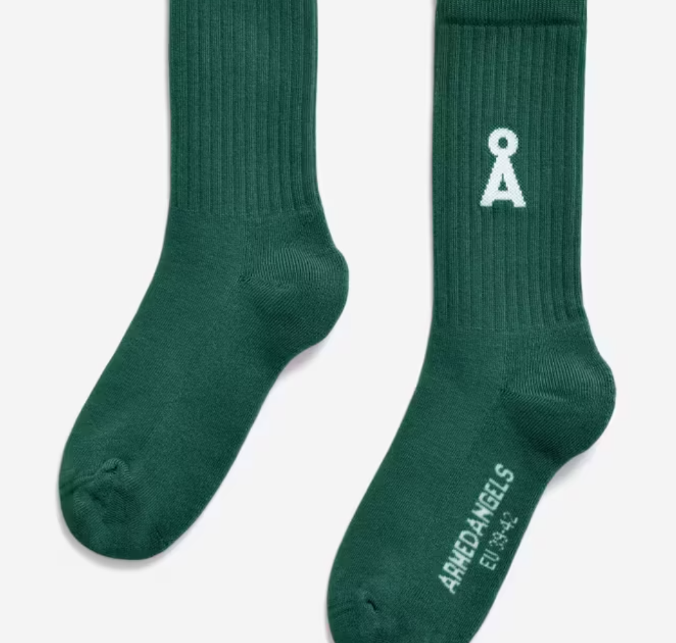 SAAMUS BOLD SOKKAR LÍFRÆN BÓMULL EMERALD GREEN