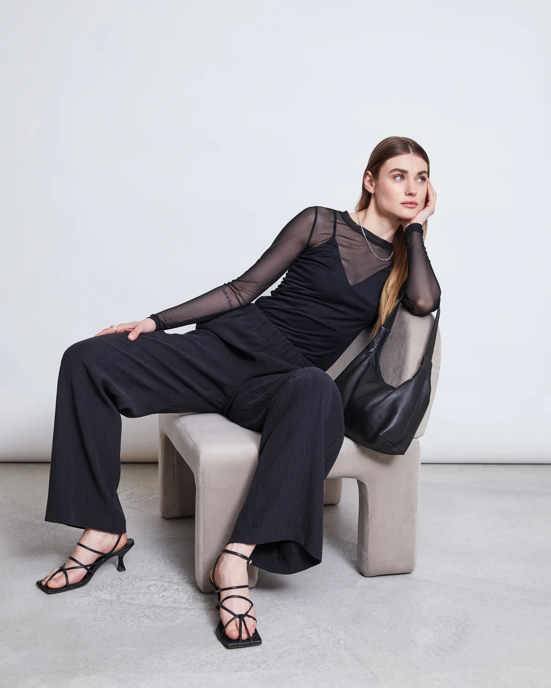 HAVA CRINCLE BUXUR SVARTAR