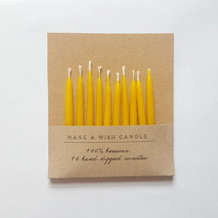 Bývax afmælis kerti - 10 stk