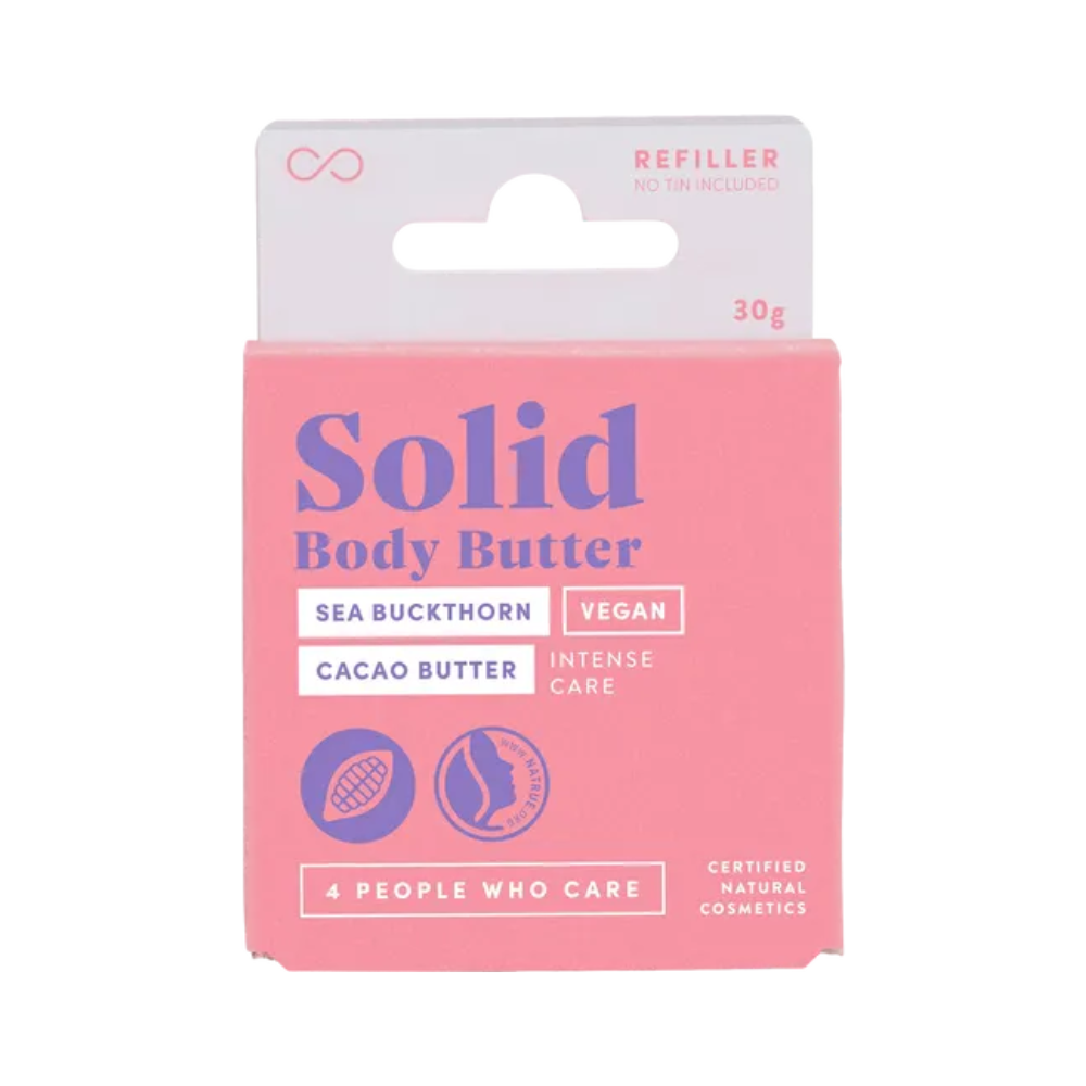 Líkamskrem kakósmjör & sea buckthorn - vegan - áfylling
