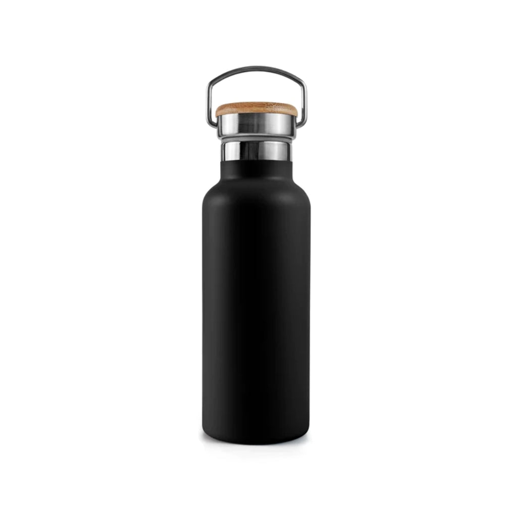 Drykkjarflaska úr stáli - Jet Black