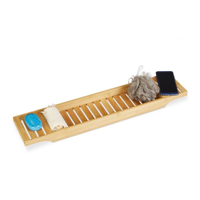 Baðkarsbakki úr bambus 14,5 x 68,5cm