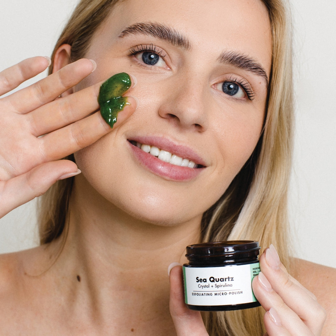 Sea Quartz andlitsskrúbbur