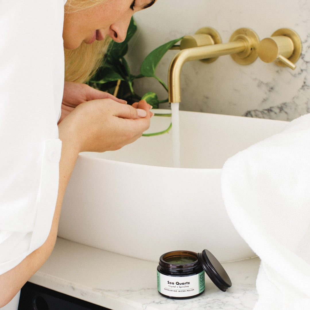 Sea Quartz andlitsskrúbbur