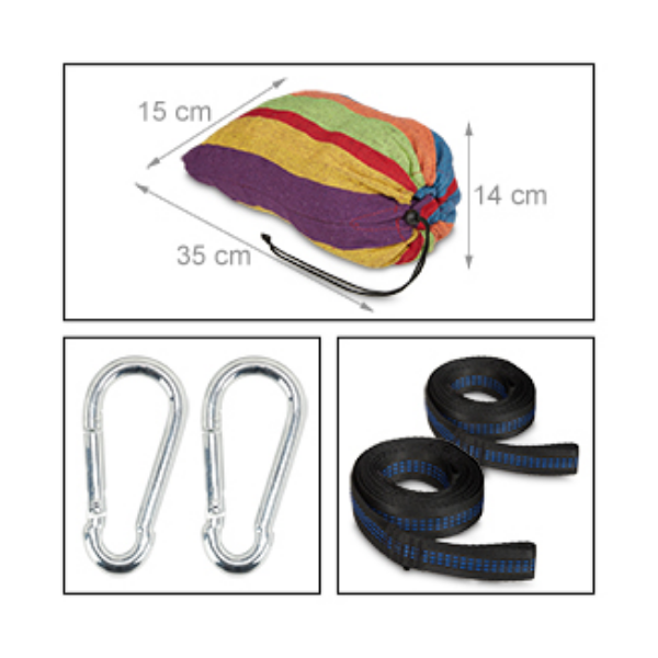Hengirúm // Hammock - stripe multicolour