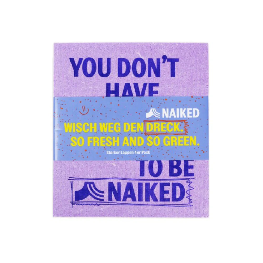 NAIKED - tuska / Sponge Cloth - 4 stk