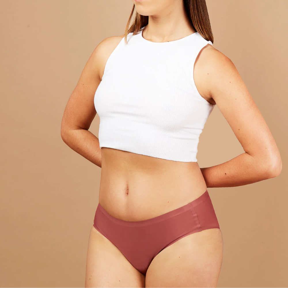 Seamless Bikini Dusty Rose - mikil rakadrægni