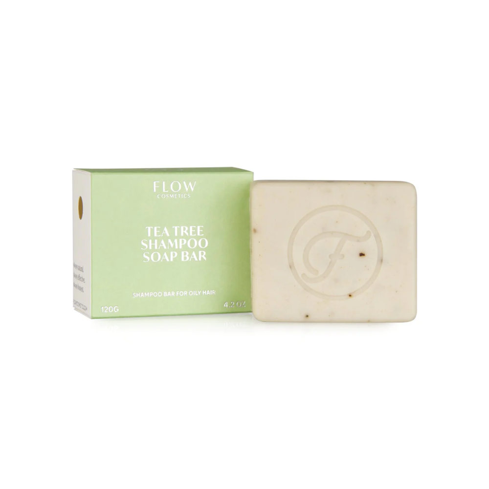 hársápustykki með tea tree fyrir olíukennt hár