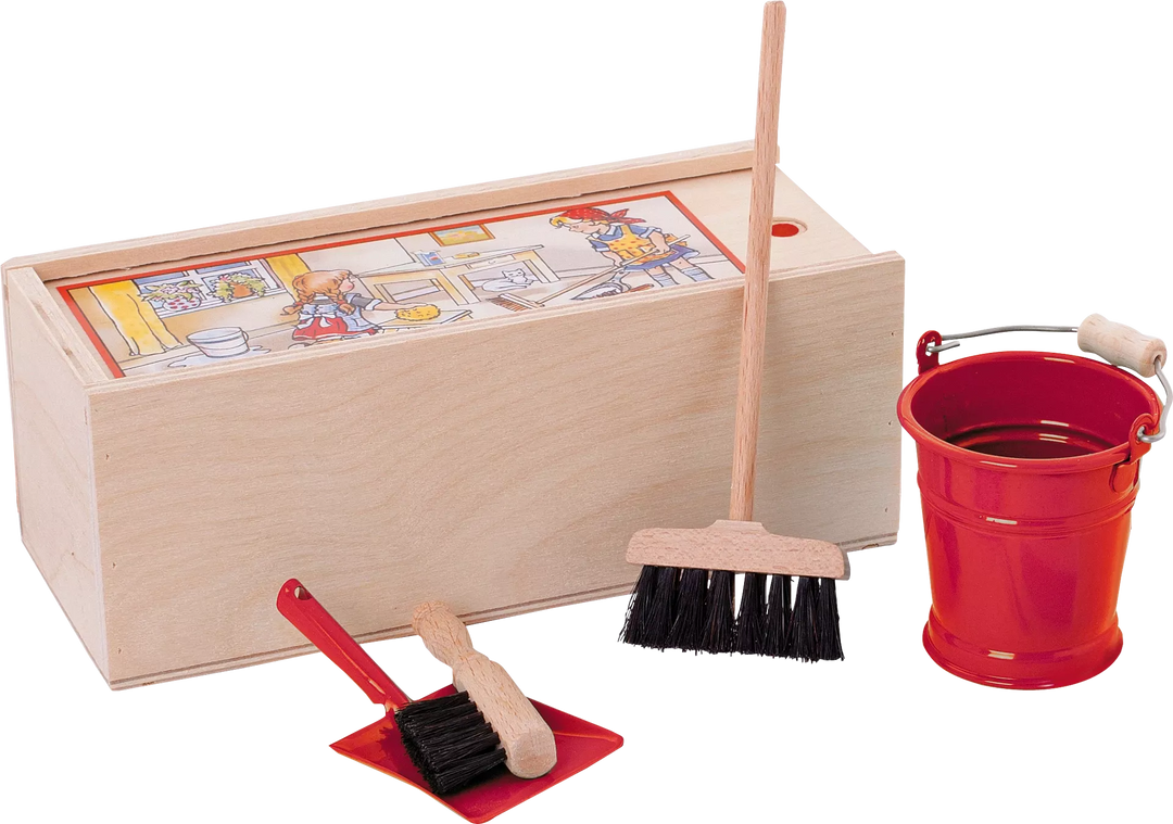 Dúkkusett þrif - rautt