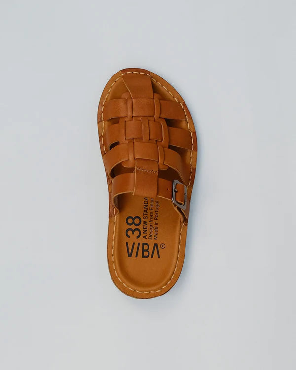 AMALFI SANDALAR COGNAC BROWN