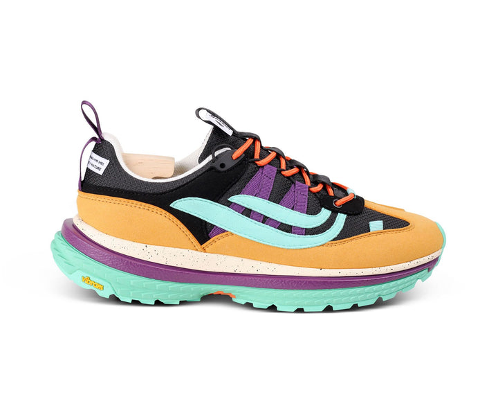 G-MACHU SUEDE MUSTARD/PURPLE/BLACK