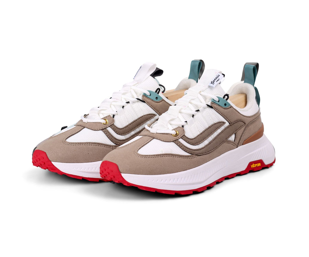 G-MACHU SUEDE MUDD/WHITE