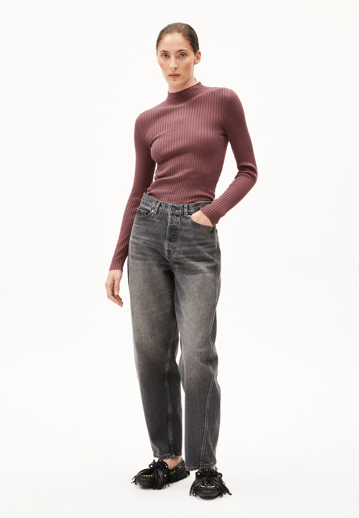 ALAANIA KNIT BOLUR DARK BERRY