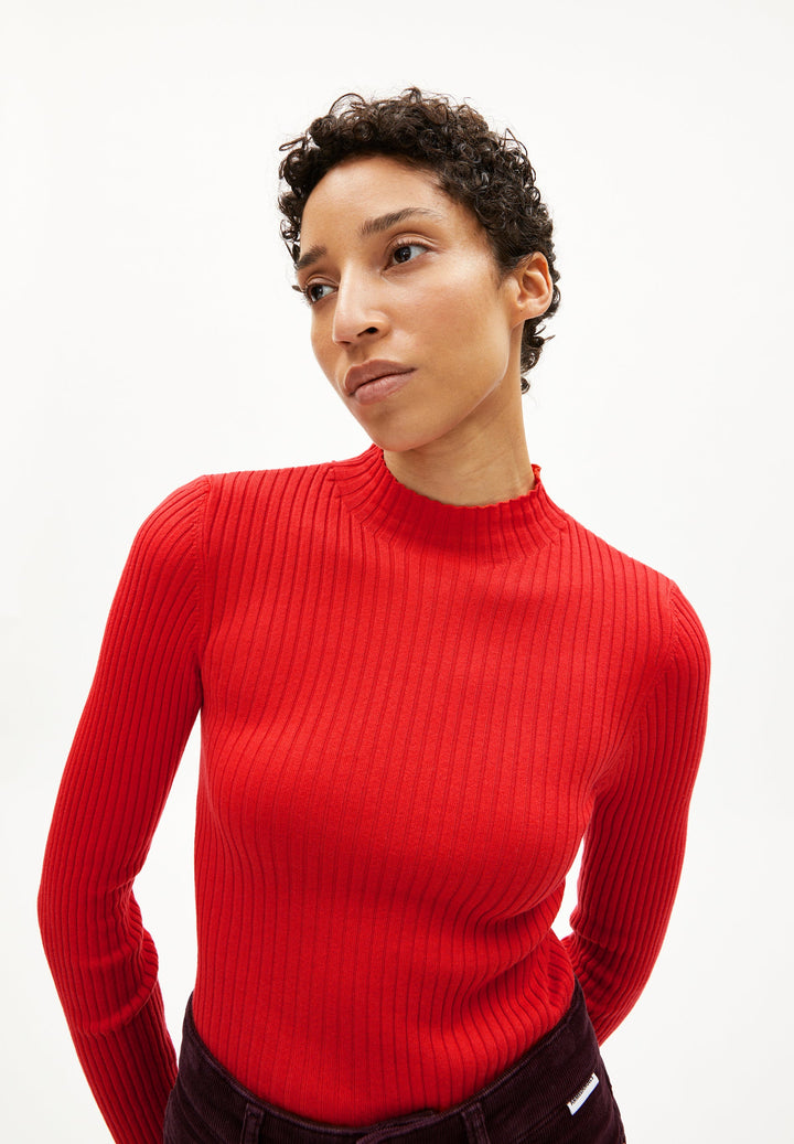 ALAANIA KNIT BOLUR CANDY APPLE