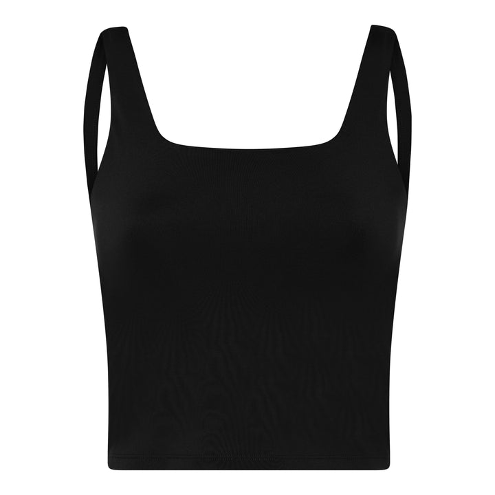 TOMMY SQUARE TANK TOPPUR SVARTUR