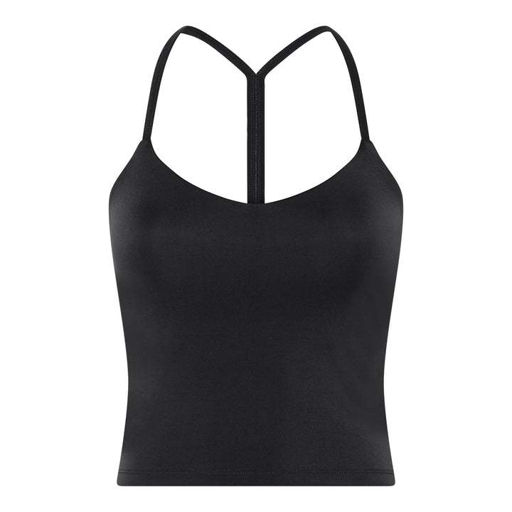 FLOAT BALLET V-NECK TANK SVARTUR