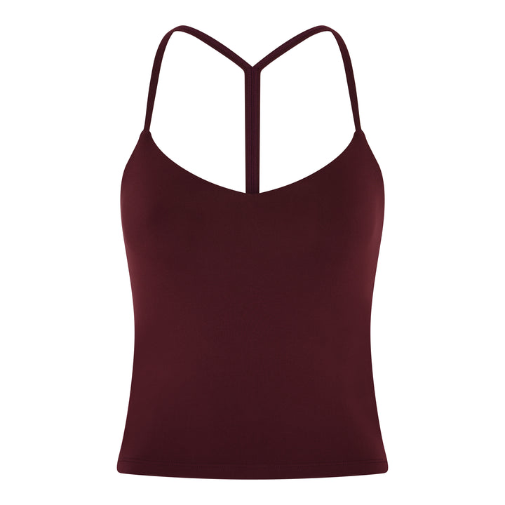 FLOAT BALLET V-NECK TANK MULBERRY