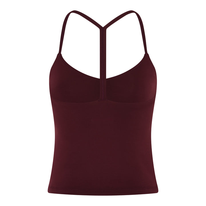 FLOAT BALLET V-NECK TANK MULBERRY