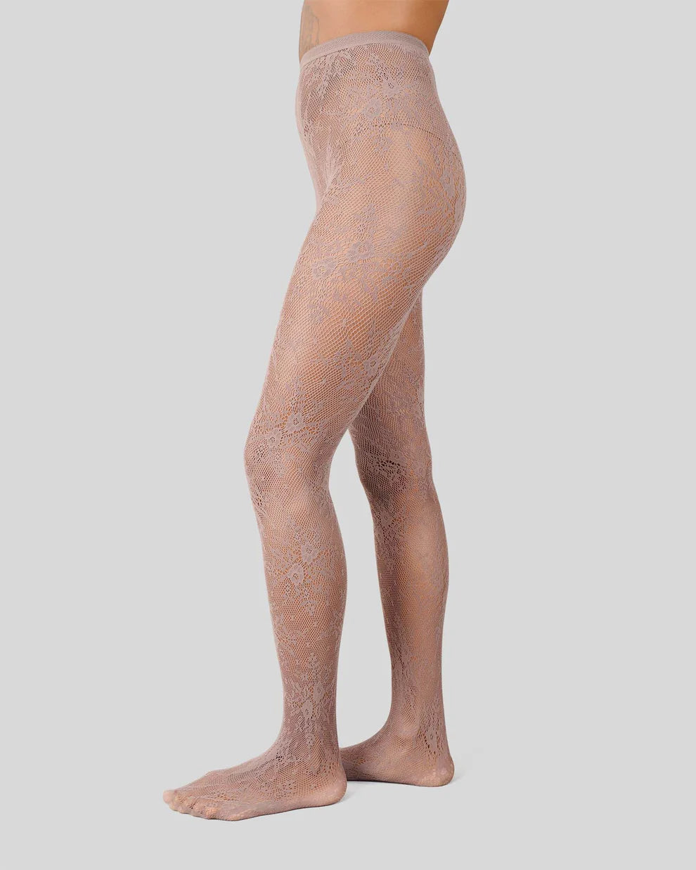 ROSA LACE SOKKABUXUR MID GREY