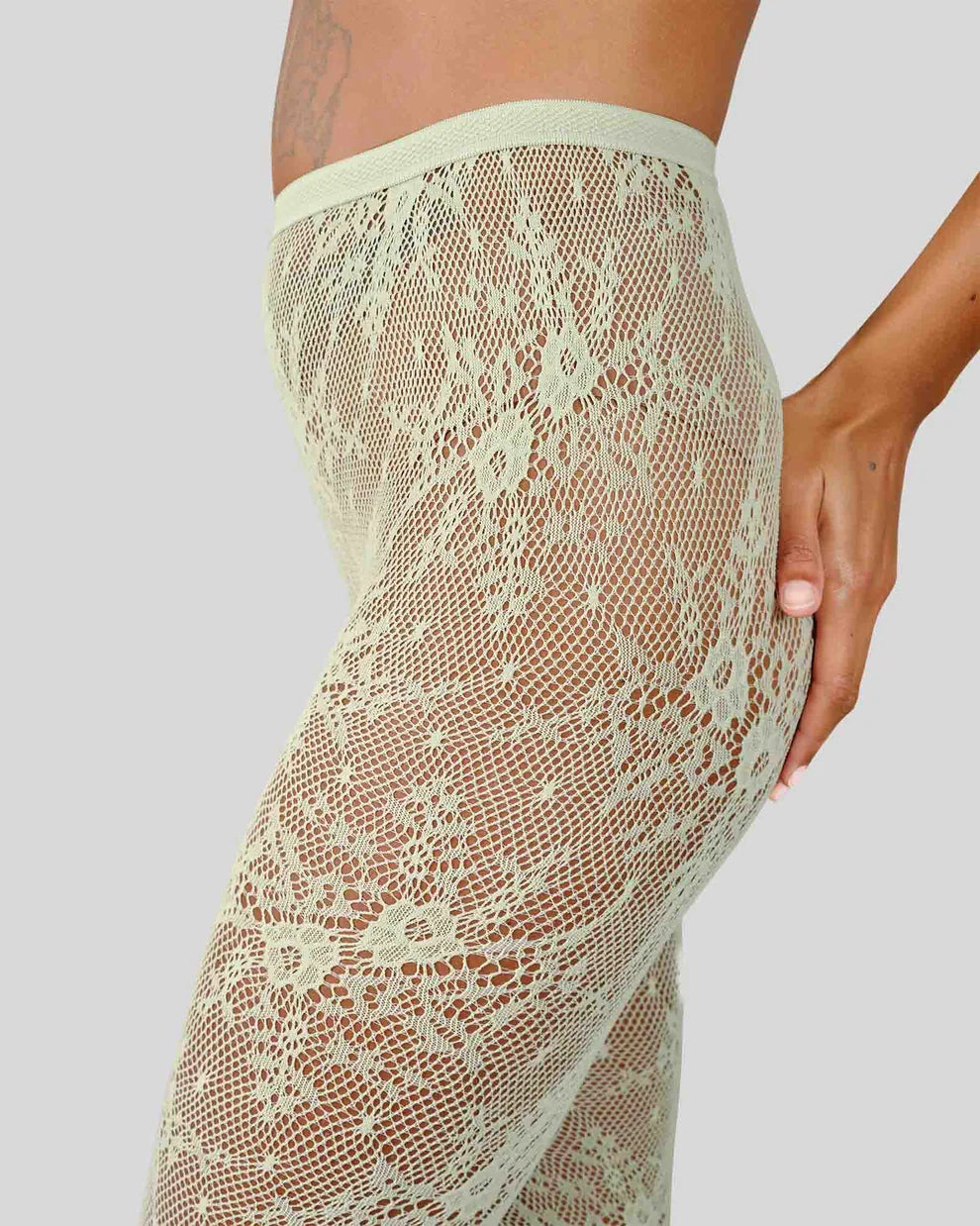 ROSA LACE SOKKABUXUR MINT