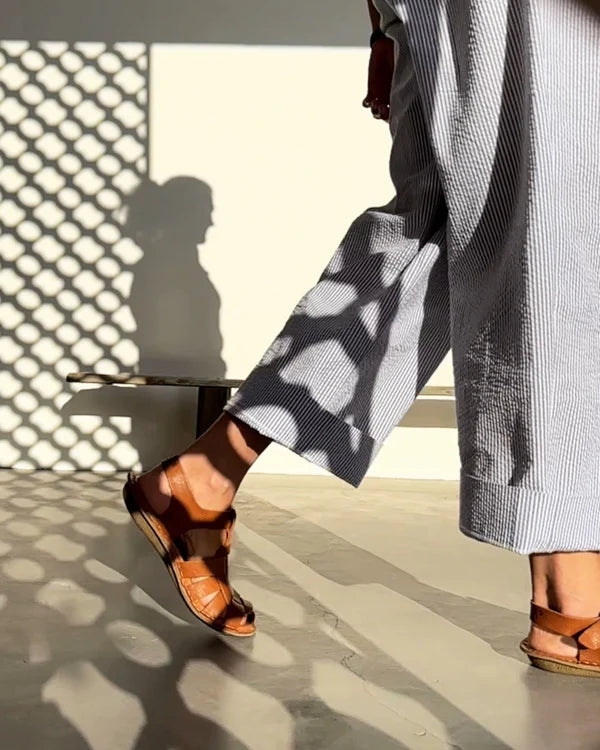 CAPRI SANDALAR COGNAC BROWN
