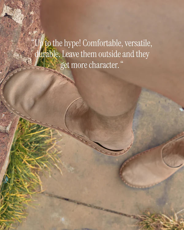 ROMA LEATHER FAWN TAN