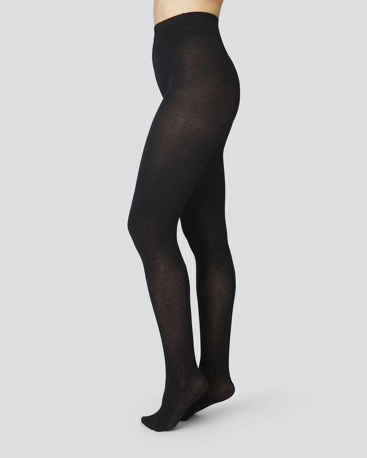 ALICE SOKKABUXUR CASHMERE SVARTAR