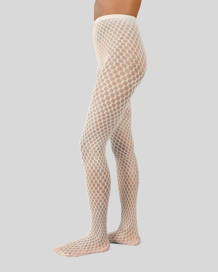 LAURA NET SOKKABUXUR OYSTER GREY