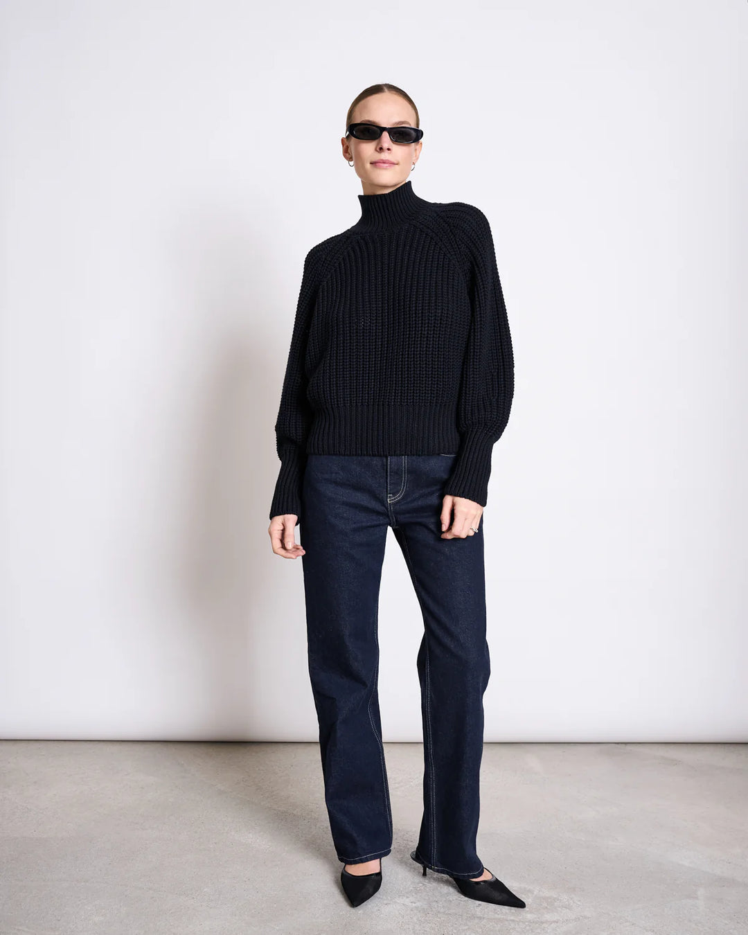 VILCA STRAITH LEG GALLABUXUR DARK BLUE DENIM