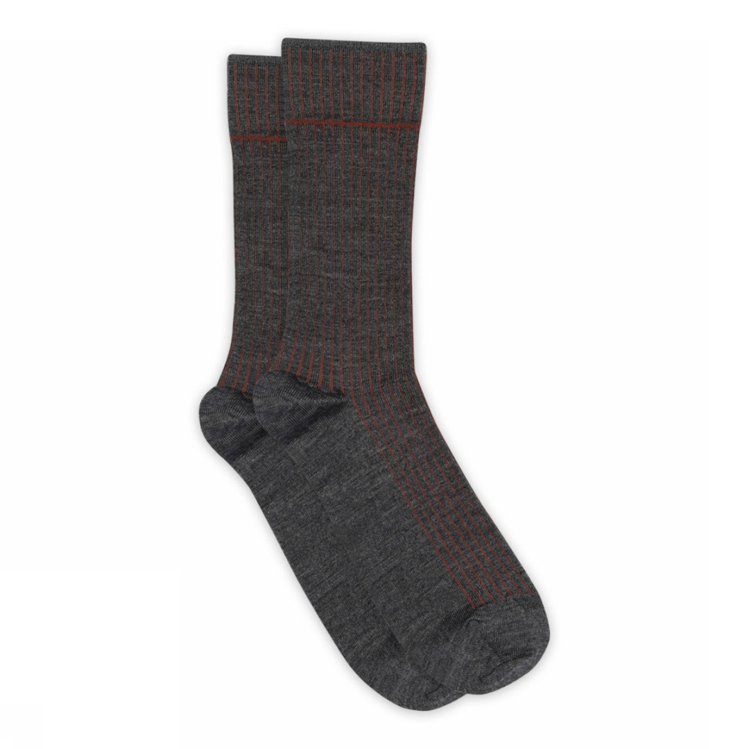 Ditlev socks - Dark Grey Melange