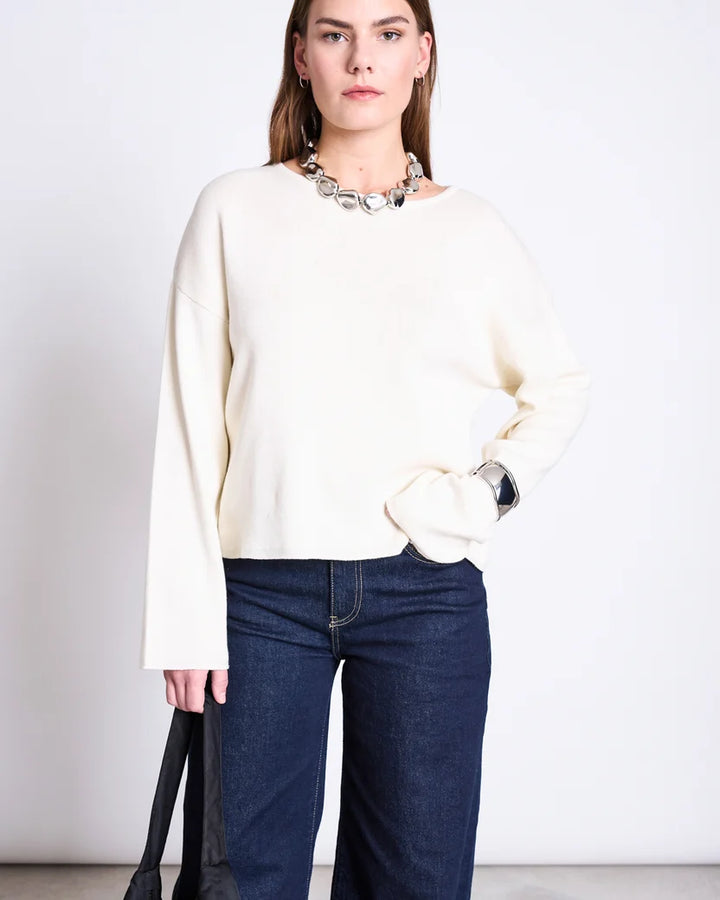 WILLIAMSBURG LIGHT KNIT JUMPER OFFWHITE
