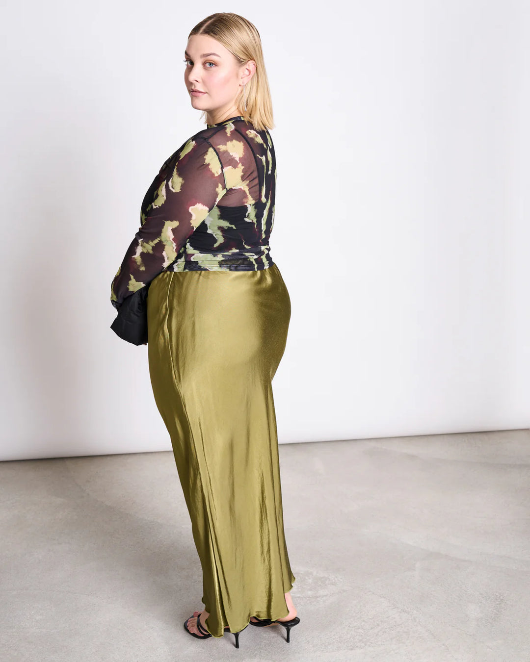 DORA MESH LONGSLEEVE BOLUR MOSSFIRE