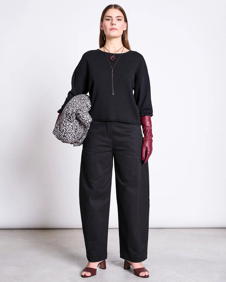 WILLIAMSBURG LIGHT KNIT JUMPER SVÖRT