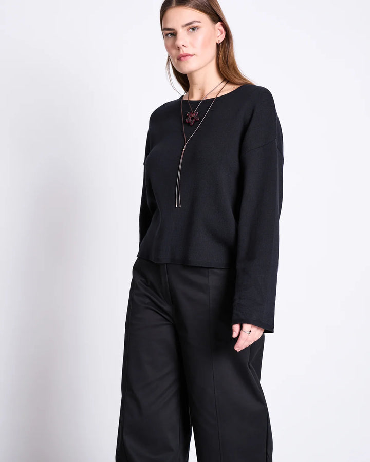 WILLIAMSBURG LIGHT KNIT JUMPER SVÖRT