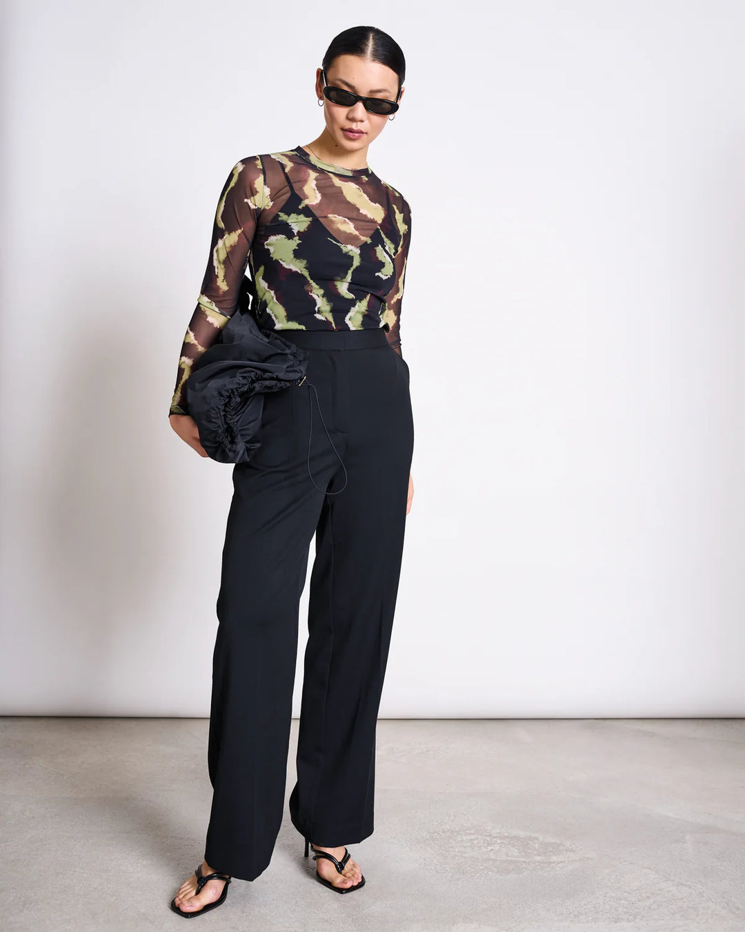 DORA MESH LONGSLEEVE BOLUR MOSSFIRE