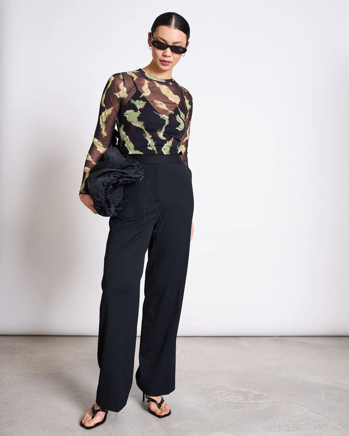 DORA MESH LONGSLEEVE BOLUR MOSSFIRE