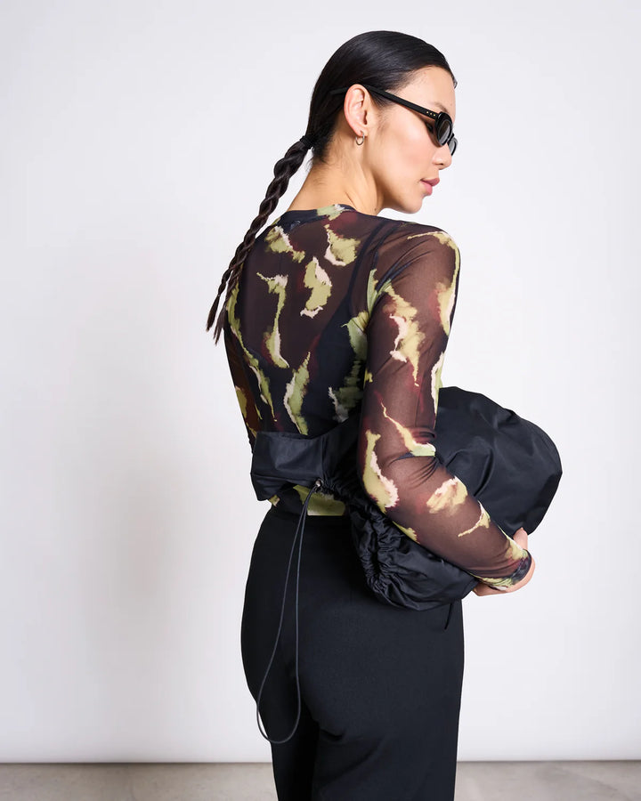 DORA MESH LONGSLEEVE BOLUR MOSSFIRE